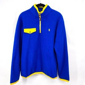 POLO RALPH LAUREN 1/2 Zip Pullover Fleece Jacket